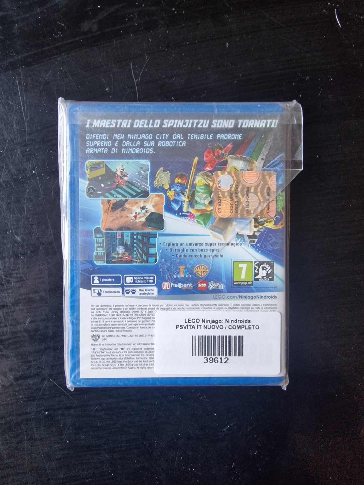 LEGO Ninjago Nindroids PS Vita Pal Italiano Nuovo Sigillato