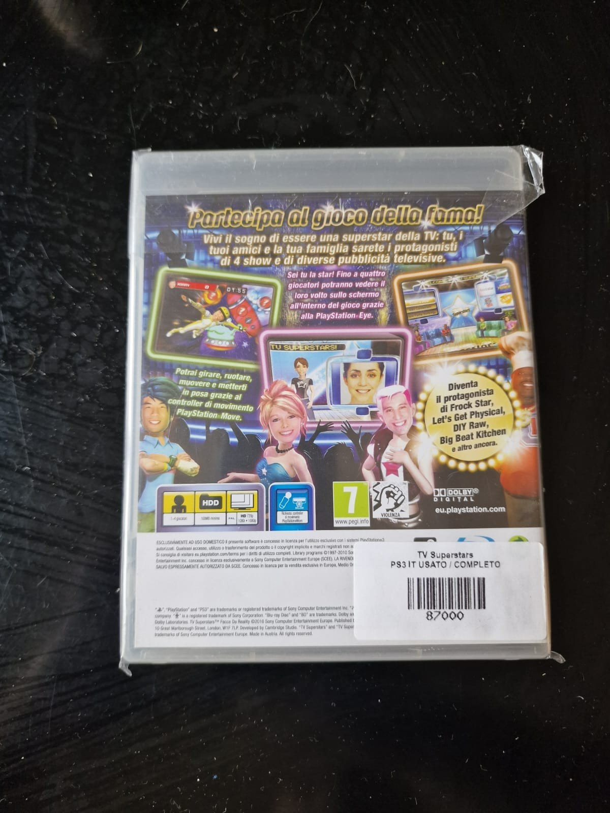 TV Superstars: Facce Da Reality PS3 Pal Ita Usato Completo