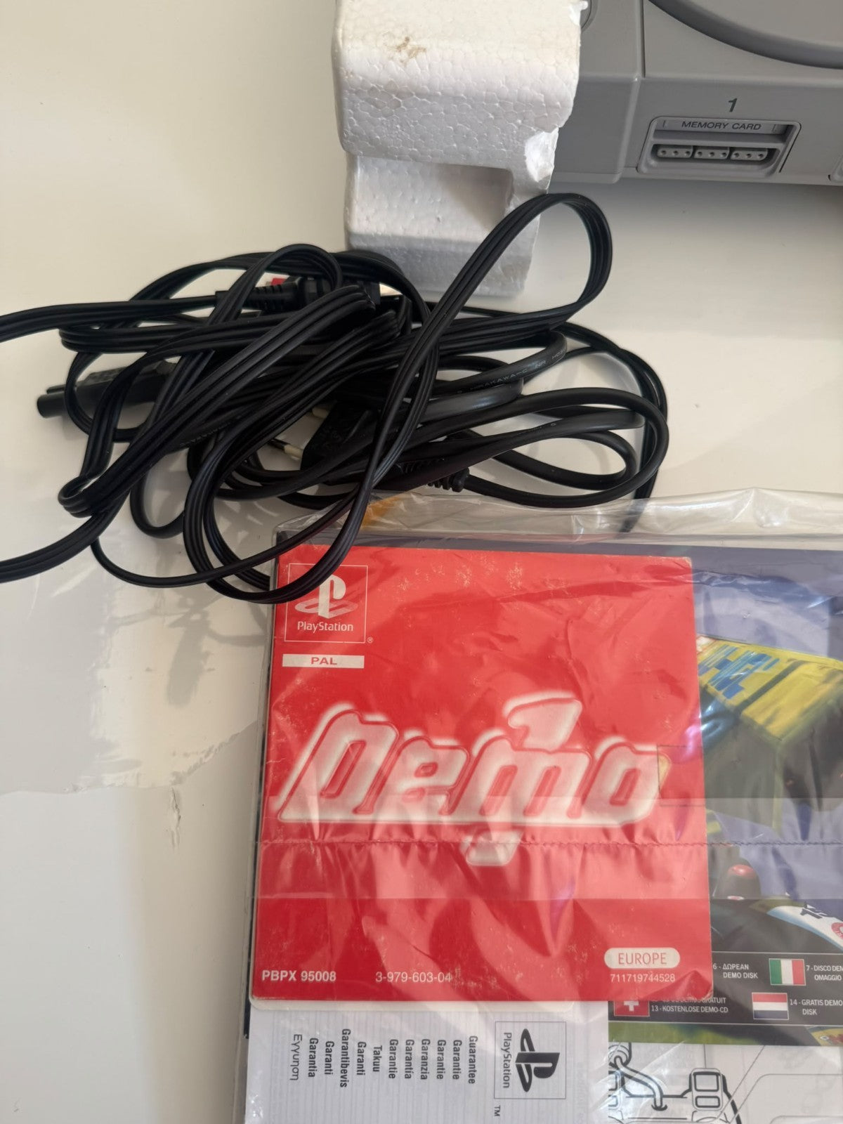 CONSOLE SONY PLAYSTATION 1 PS1 SCPH-7502 C - COMPLETA - MANUALI SIGILLATI NUOVI