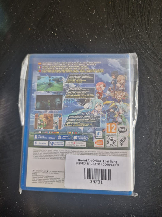 Sword Art Online: Lost Song Sony PS Vita Pal Italiano Usato Completo