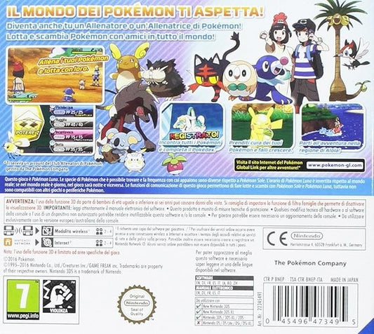 Pokemon Sole + Pokemon Luna Nintendo 3DS NEW SEALED PAL Bundle