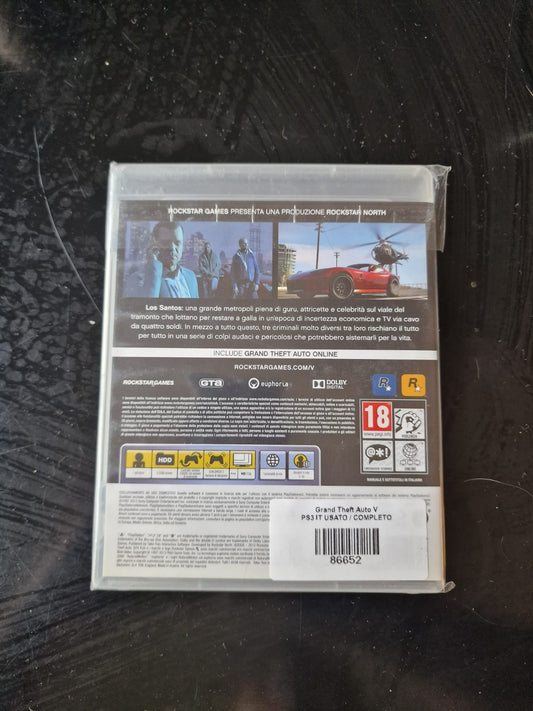 GTA 5 PS3 Pal Ita Usato Completo