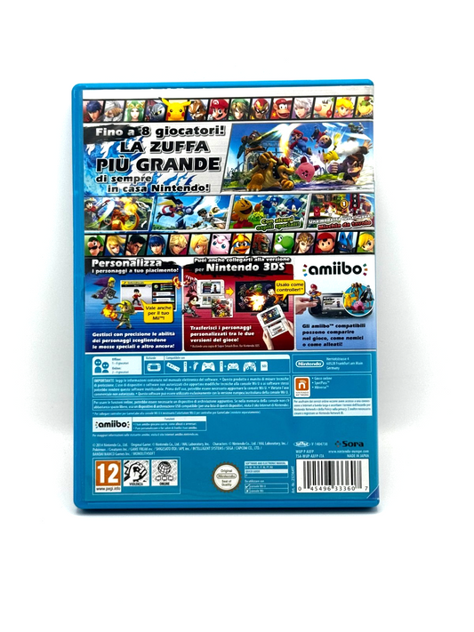 Super Smash Bros. for Wii U PAL ITA Completo CIB Manuale Nintendo Wii U