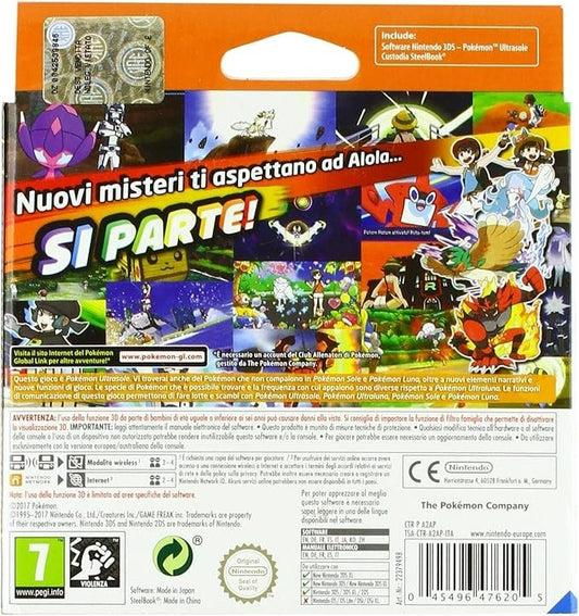 Pokemon Ultra Sole Special Edition Nintendo 3DS PAL ITA Completo