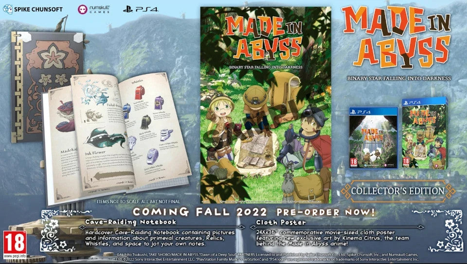 Made in Abyss Binary Star Falling Into Darkness Collector's Edition NEW PAL