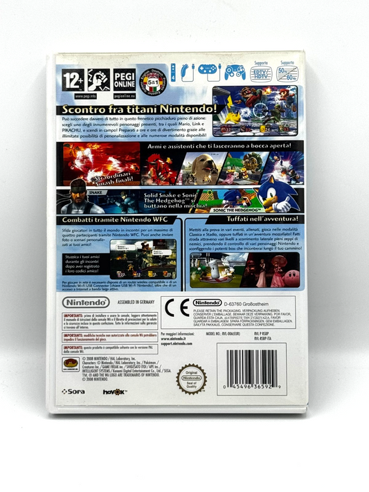 Super Smash Bros. Brawl Nintendo Wii PAL ITA Completo CIB