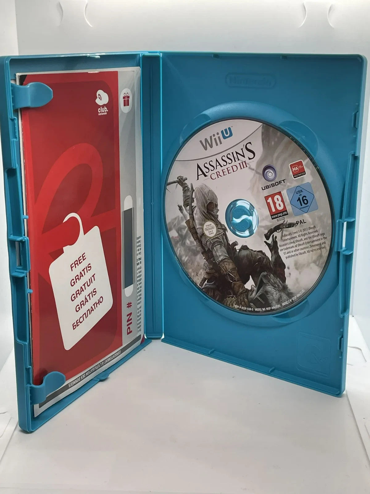 Assassin's Creed III Nintendo Wii U Pal Ita Complete Game