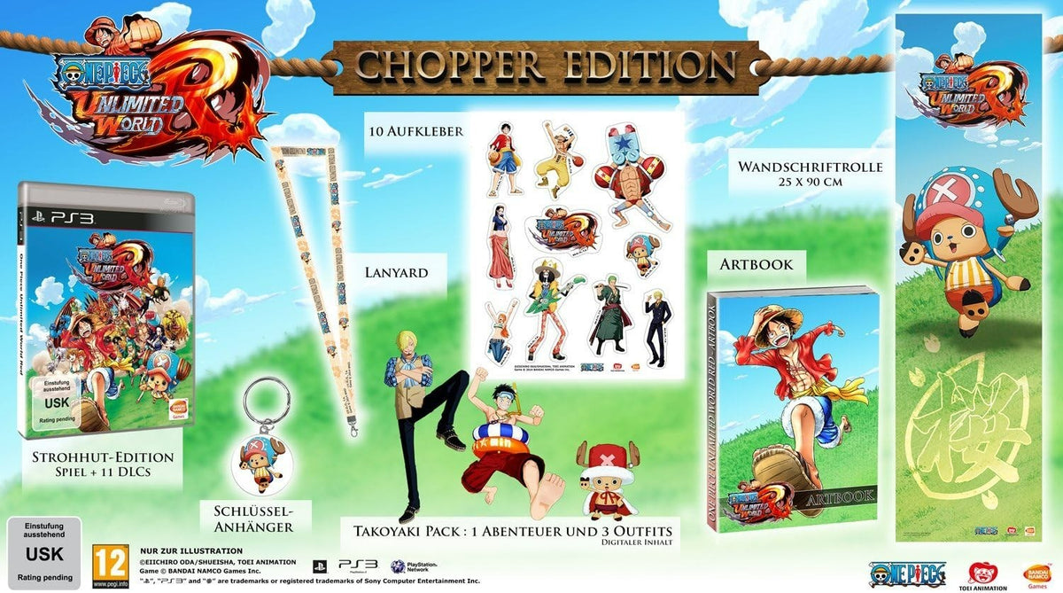 One Piece Unlimited World Red Chopper Edition PS3 Italiano Completo