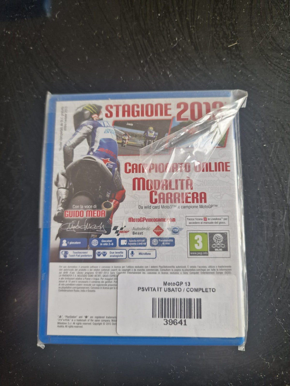 Moto GP 13 PS Vita Pal Italiano Usato Completo