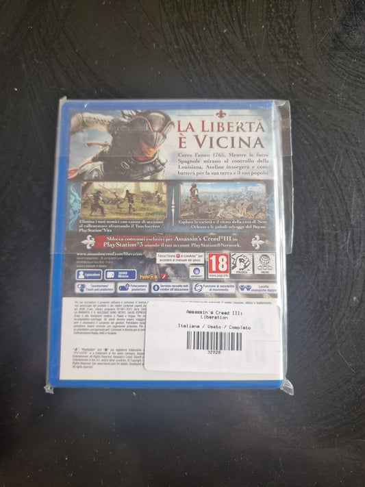 Assassins Creed 3 III Liberation PS Vita Pal Italiano Usato Completo