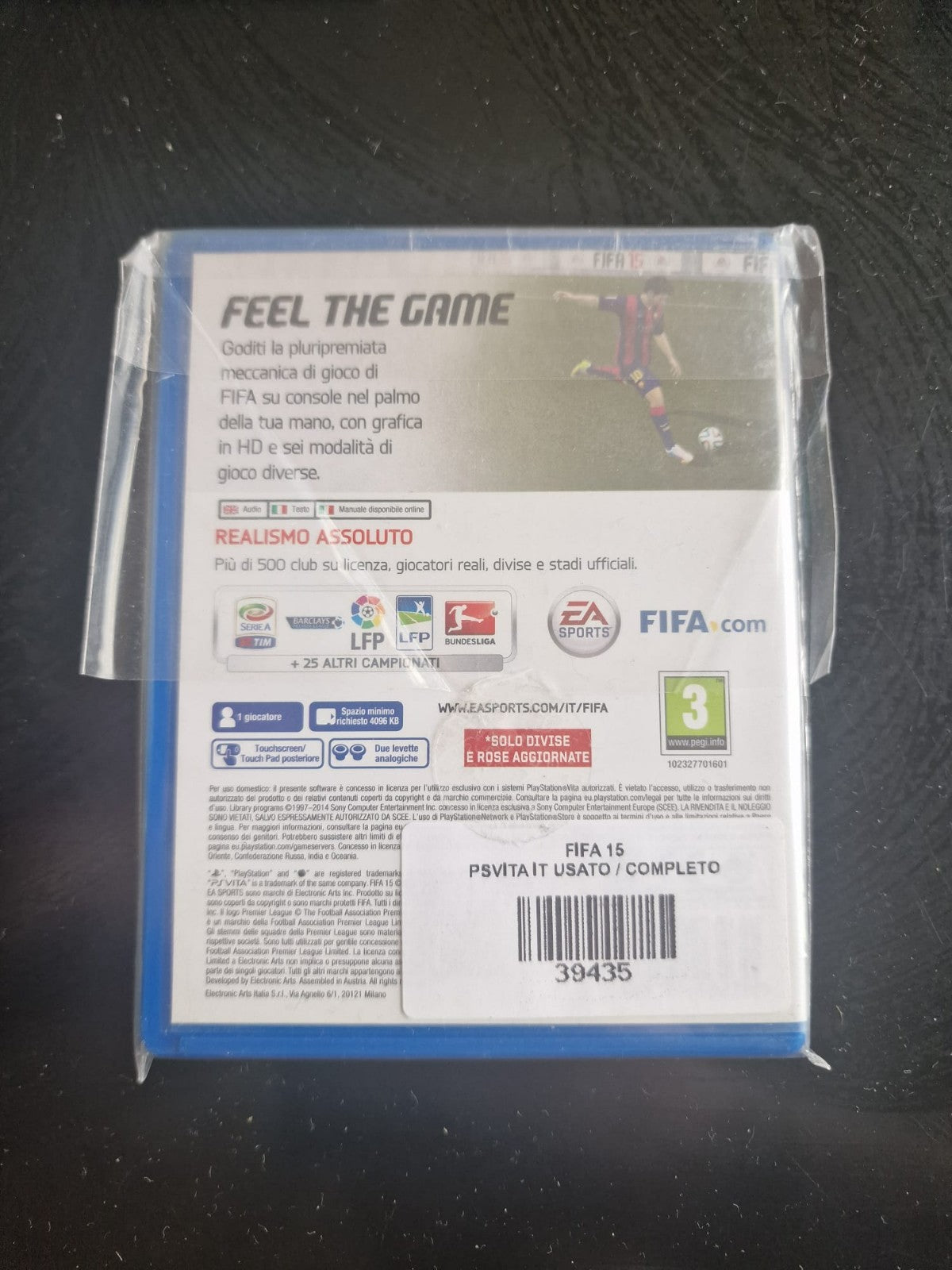 FIFA 15 PS Vita Pal Italiano Usato Completo
