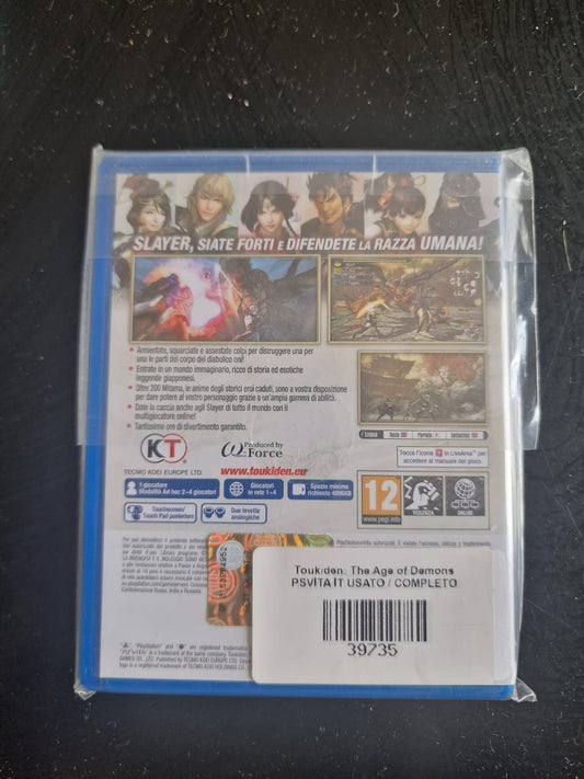 Toukiden: The Age of Demons Sony PS Vita Pal Italiano Usato Completo