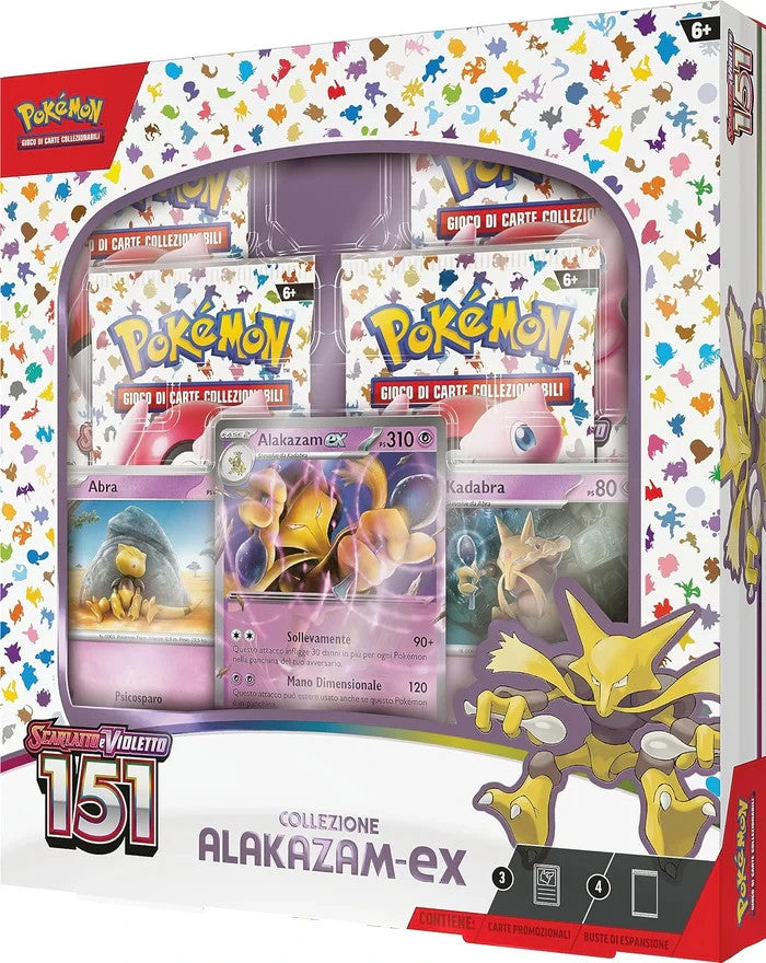 Pokemon Scarlatto e Violetto 151 Collezione Alakazam EX NEW SEALED ITA