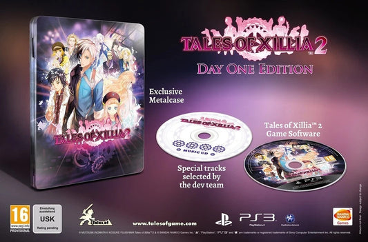 Tales of Xillia 2 Day One Edition Steelbook PS3 PAL Usato (Come Nuovo)