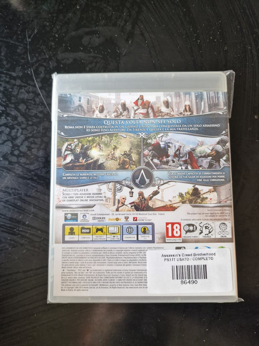 Assassin's Creed Brotherhood PS3 Pal Ita Usato Completo