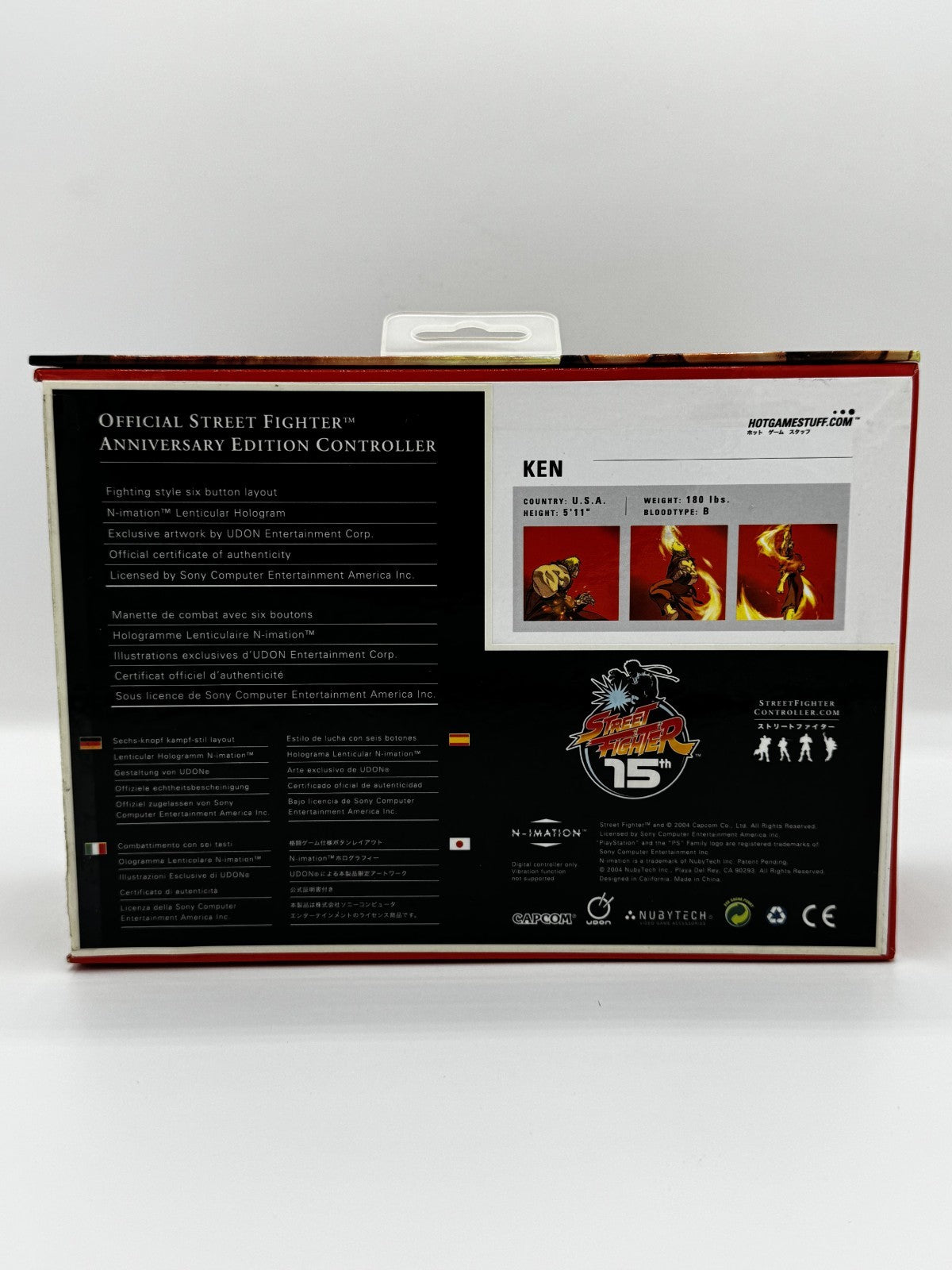 Street Fighter 15th Anniversary Edition Controller Ken PS2 - Nuovo Sigillato