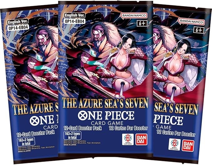 One Piece TCG Booster Box 4 OP-14 EB04 The Azure Sea's Seven ENGLISH - SEALED