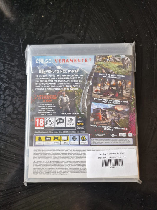 Far Cry 4 Limited Edition PS3 Pal Ita Usato Completo