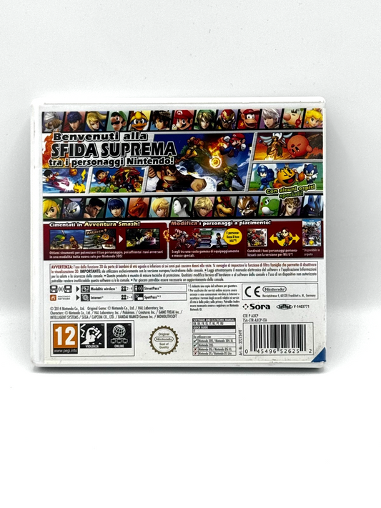 Super Smash Bros. for Nintendo 3DS PAL ITA Completo CIB – Ottime condizioni