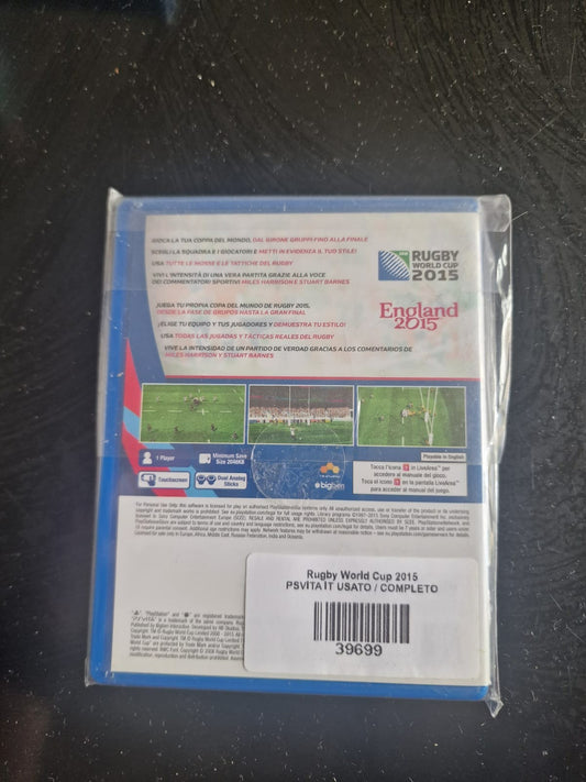 Rugby World Cup 2015 PS Vita Pal Italiano Usato Completo