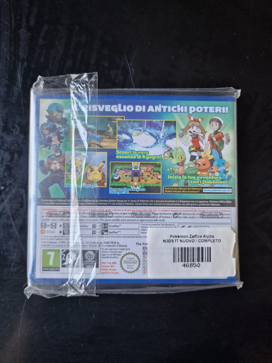 Pokemon Zaffiro Alpha Nintendo 3DS NEW SEALED PAL