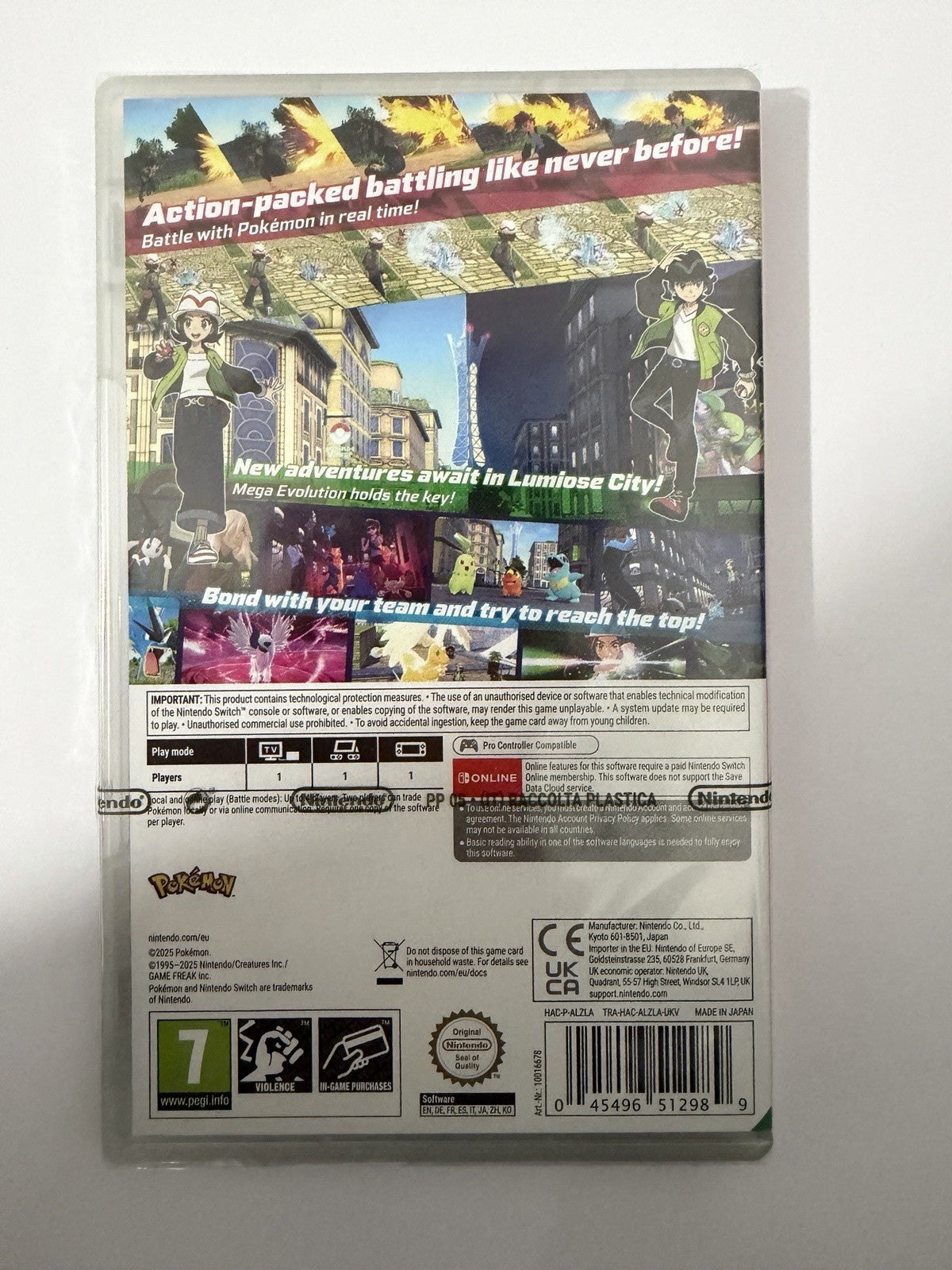Pokémon Legends Z-A Nintendo Switch Nuovo