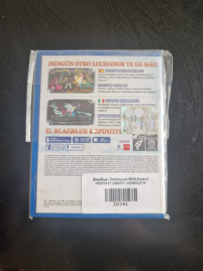 Blazblue: Continuum Shift Extend Sony PS Vita Pal Italiano Usato Completo
