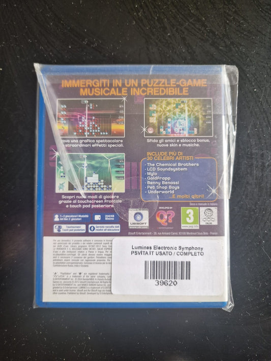 Lumines: Electronic Symphony Sony PS Vita Pal Italiano Usato Completo