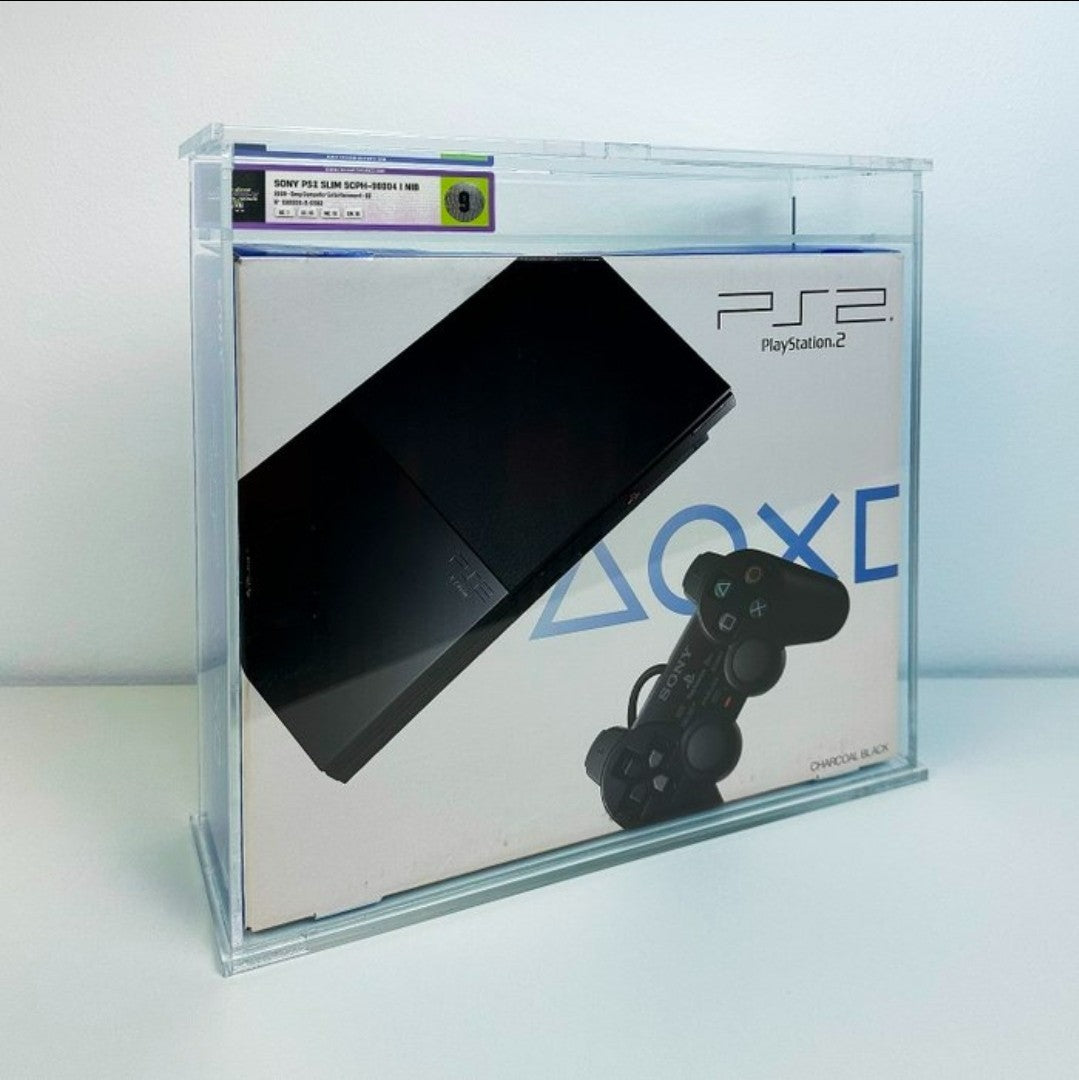 Sony PlayStation 2 Slim SCPH-90004 Black NIB Graded TGM 9 – Complete