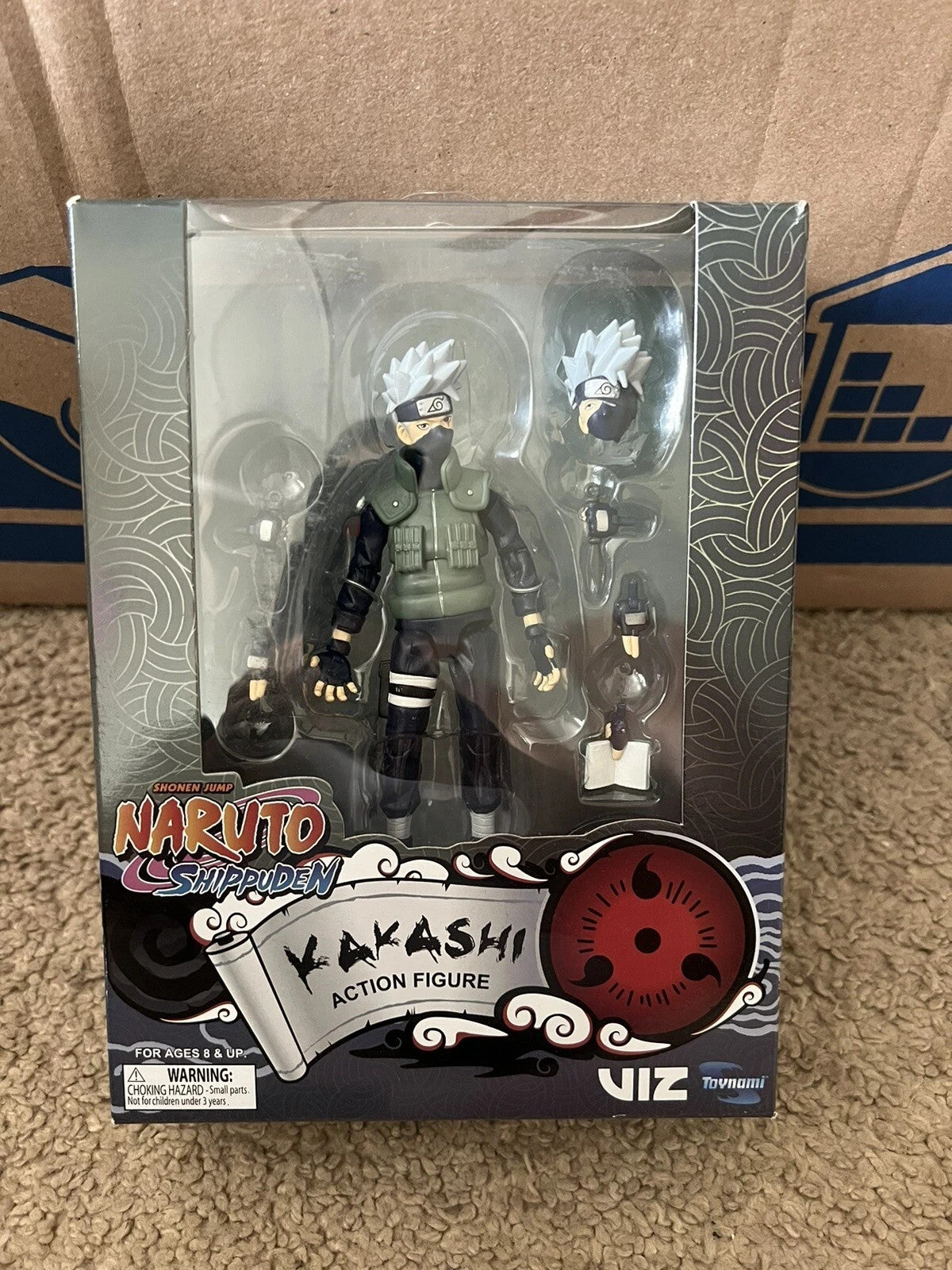 Naruto Shippuden Kakashi Hatake Action Figure 10cm Toynami Series 1 New Sealed