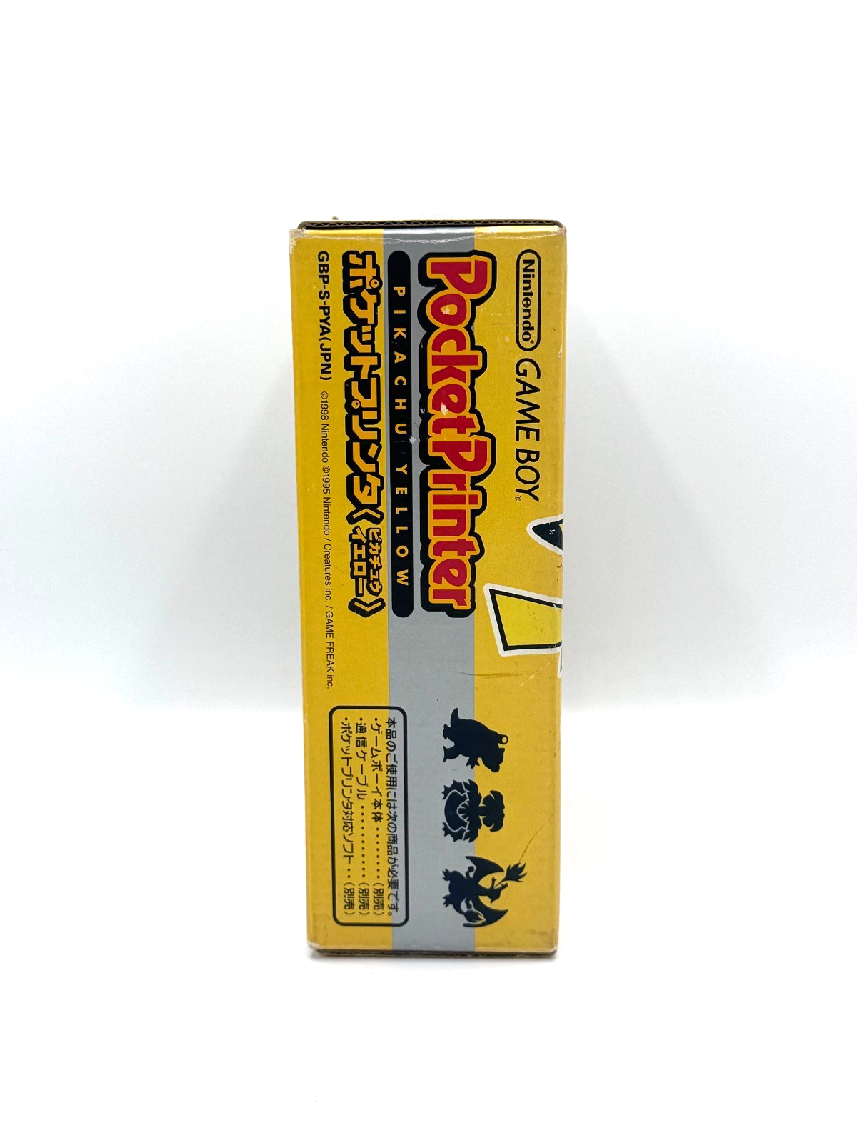 Nintendo Game Boy Pocket Printer Pikachu Yellow CIB Giapponese Originale TESTED
