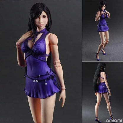 Final Fantasy VII Remake Tifa Lockhart Dress Ver Play Arts Kai Figure NEW SEALED