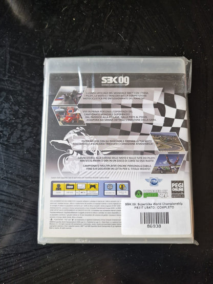 SBK 09 Superbike World Championship PS3 Pal Ita Usato Completo
