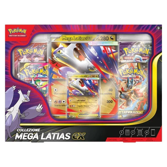 Carte Pokemon Collezione Megaevoluzioni MEGA Latias - EX 4 Buste (ITA) – SEALED