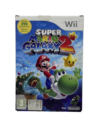 Super Mario Galaxy 2  Nintendo Wii versione PAL Ita Prima stampa -  Completo