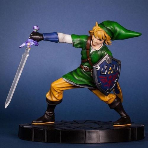 Link Skyward Sword Statua 25 cm First 4 Figures Together Plus Zelda - NEW SEALED