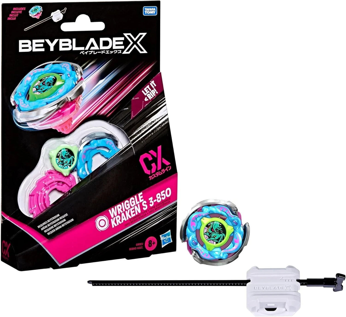 Beyblade X – Wriggle Kraken 3-850 CX Starter Pack originale Hasbro / Takara Tomy