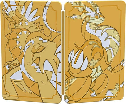 Pokemon Scarlatto Violetto Edizione Duplice Steelbook Nintendo Switch Nuovo