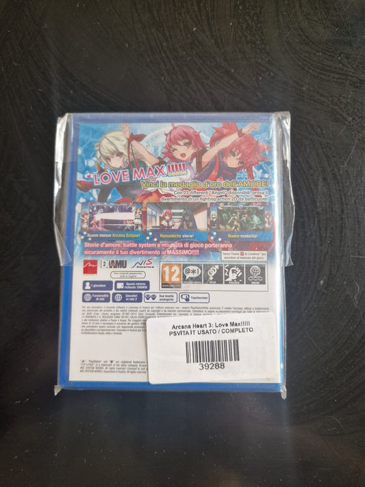 Arcana Heart 3: Love Max!!!!! PS Vita Pal Italiano Usato Completo