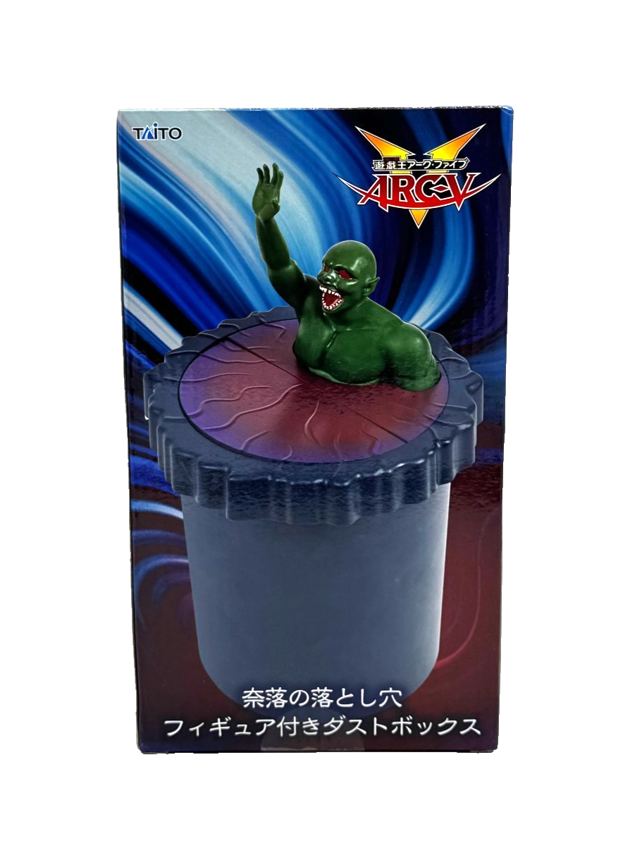 Yu-Gi-Oh! ARC-V Trap Hole Dust Box con Figure Taito Japan Prize