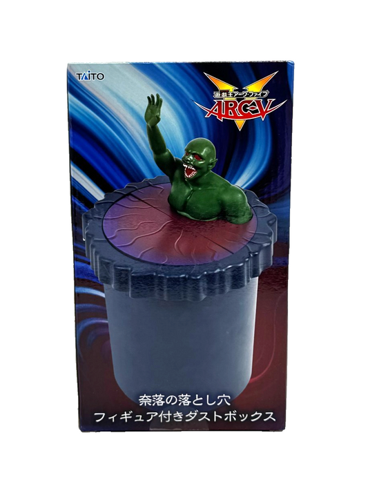 Yu-Gi-Oh! ARC-V Trap Hole Dust Box con Figure Taito Japan Prize