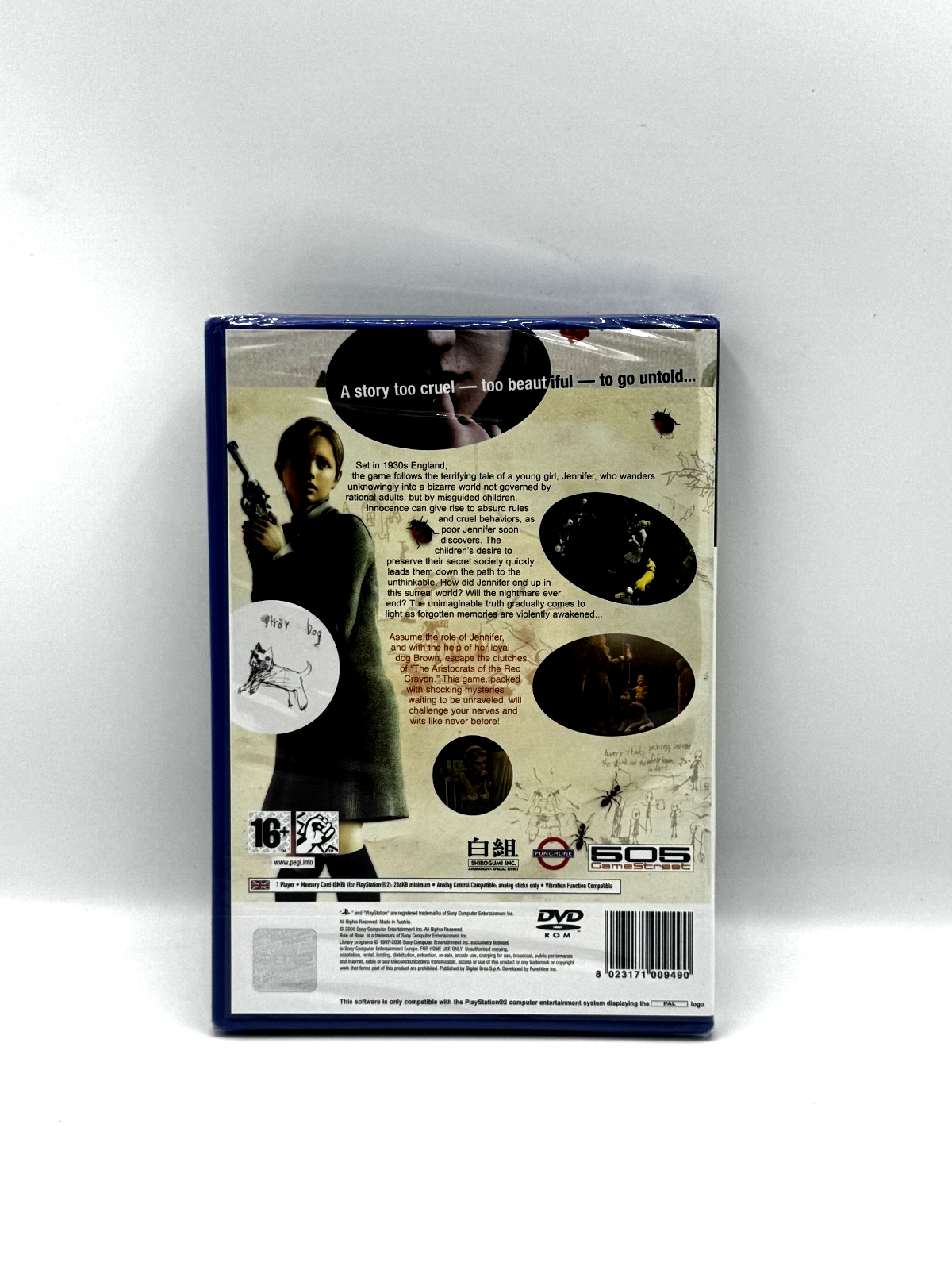 RULE OF ROSE PS2 PAL UK - ENG  SIGILLATO 505 GAMES INGLESE - NEW NUOVO