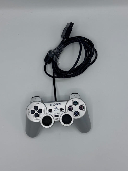Controller Sony DualShock Analog Silver Originale PlayStation2 PS2 - Funzionante