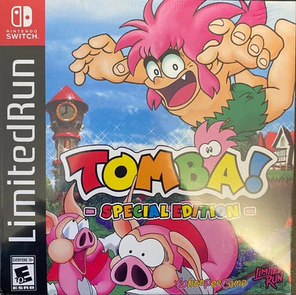 Tomba! Special Edition Nintendo Switch Limited Run #245 NEW SEALED PAL