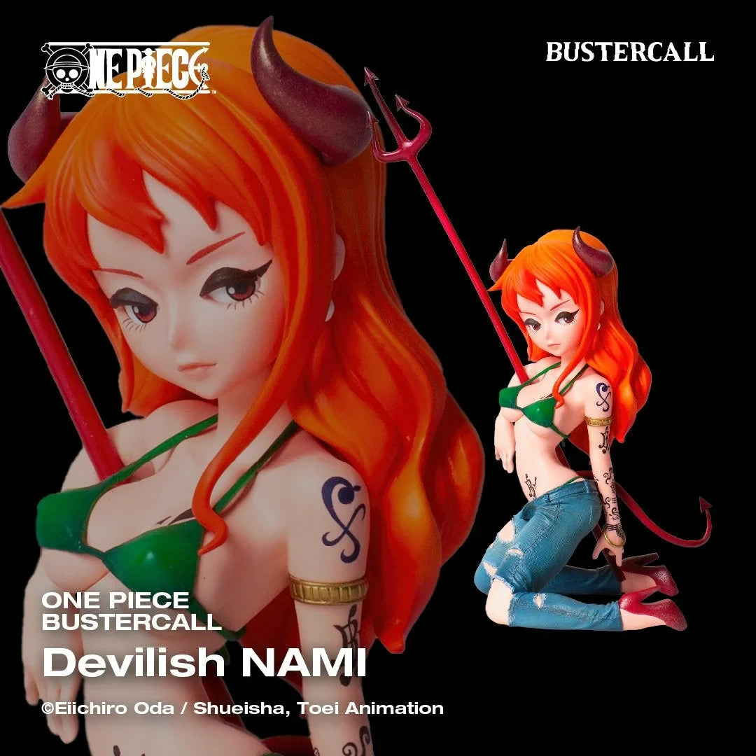 One Piece Devilish Nami Bustercall Banpresto Statue Action Figure NEW SEALED
