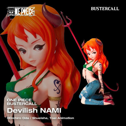 One Piece Devilish Nami Bustercall Banpresto Statue Action Figure NEW SEALED