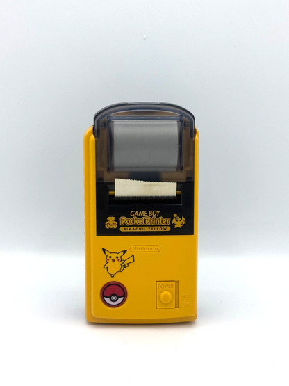 Nintendo Game Boy Pocket Printer Pikachu Yellow CIB Giapponese Originale TESTED