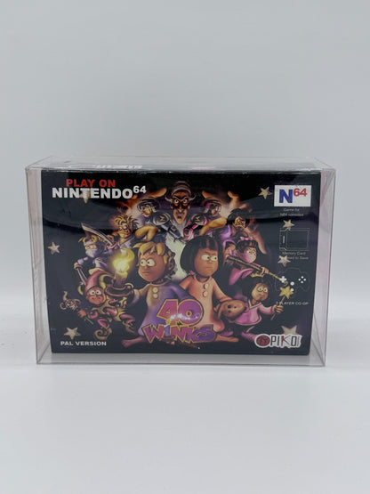 40 Winks Limited Collector's Edition N64 PAL CIB WOW Controller Atomic Purple
