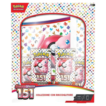 Collezione Con Raccoglitore 151 Pokemon Scarlatto e Violetto 151 ITA NEW SEALED