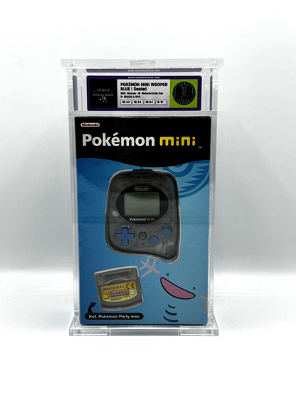 Pokemon Mini Wooper Blue Sealed Graded 9.6 TheGamesMarket EU Nintendo Rare